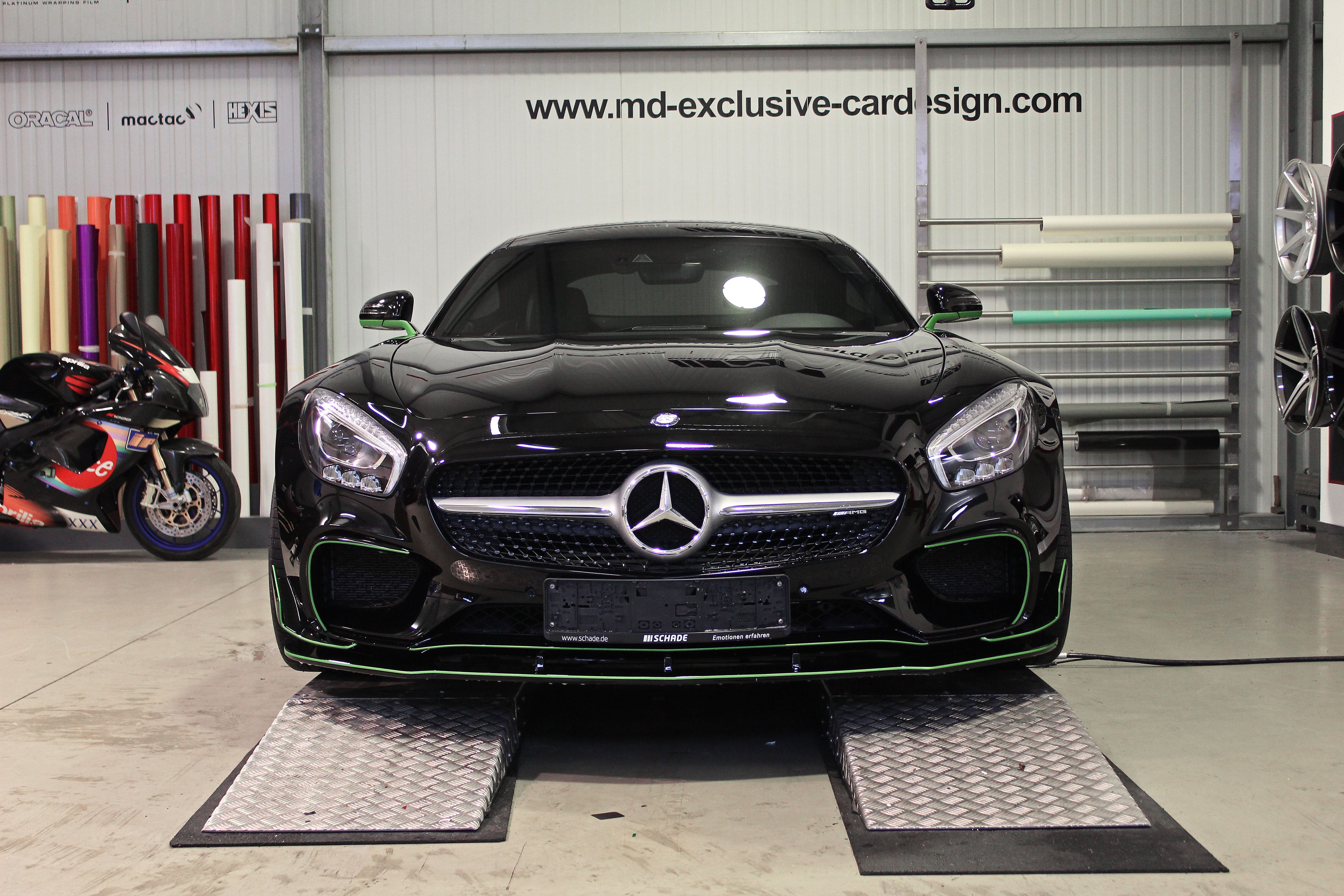 PD800GT Front Add-on Spoiler for Mercedes-AMG GT/GTS C190