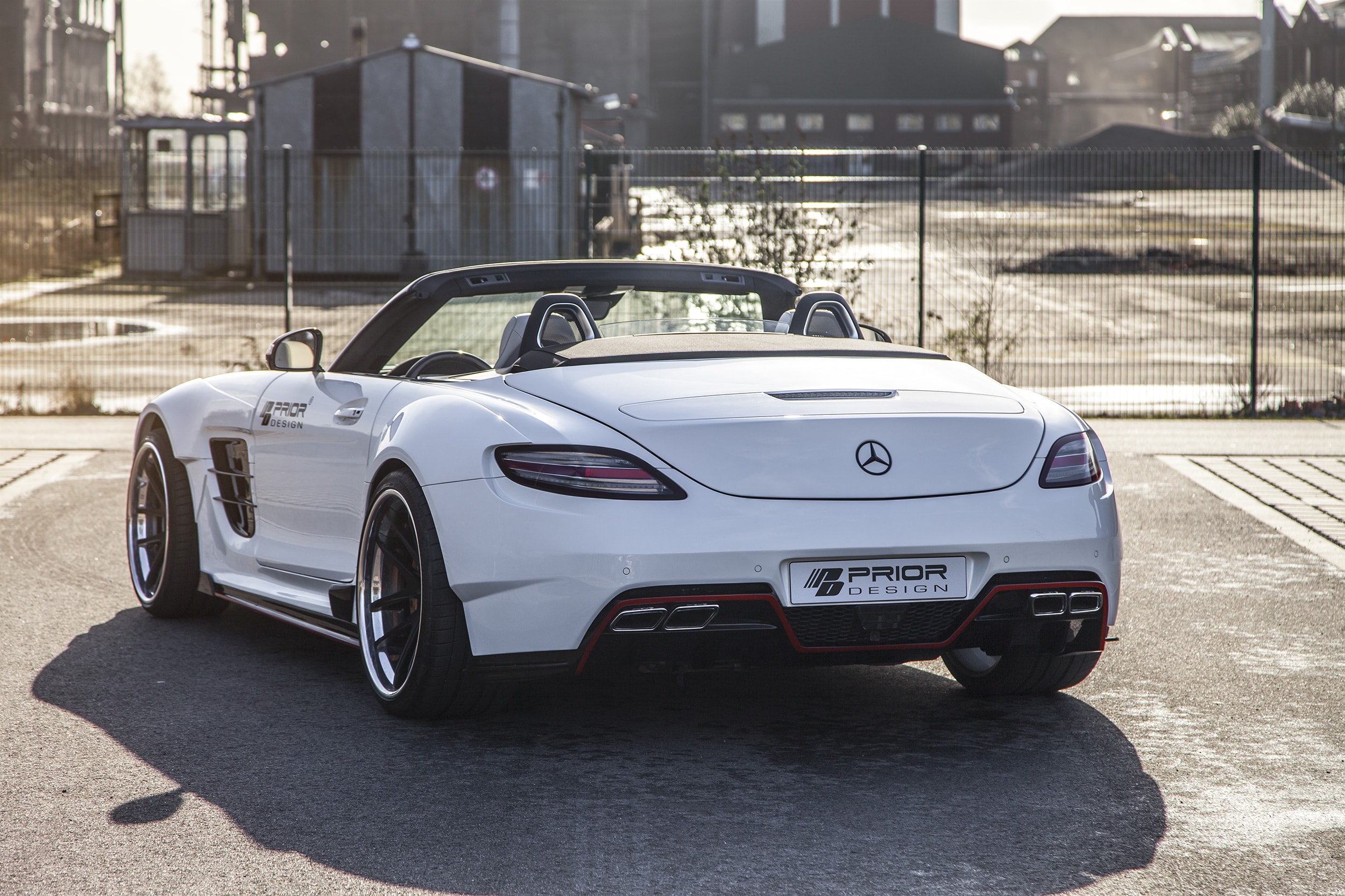PD900GT Widebody Rear Widenings for Mercedes SLS AMG Roadster [R197]