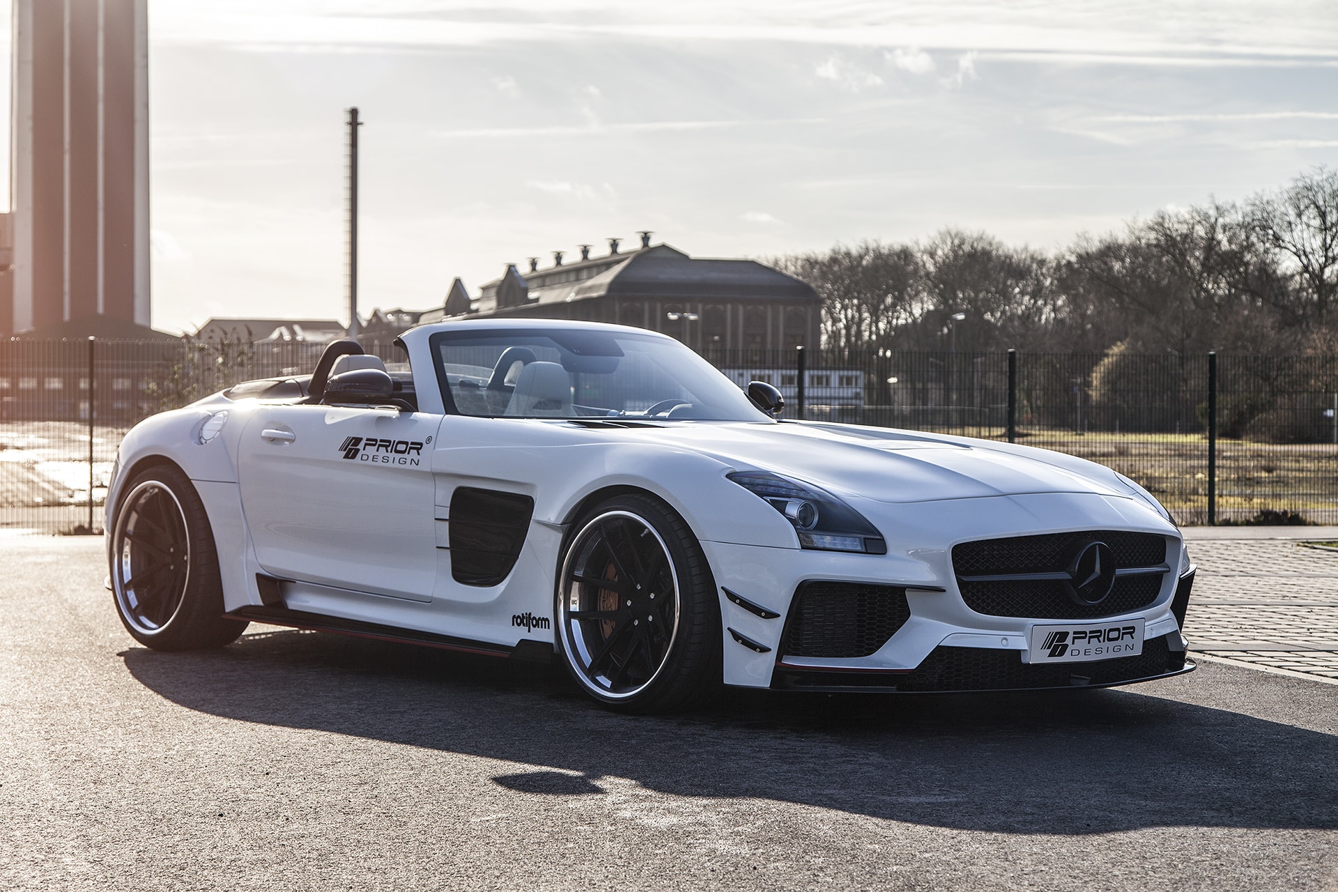PD900GT Widebody Front Widenings for Mercedes SLS AMG Roadster [R197]