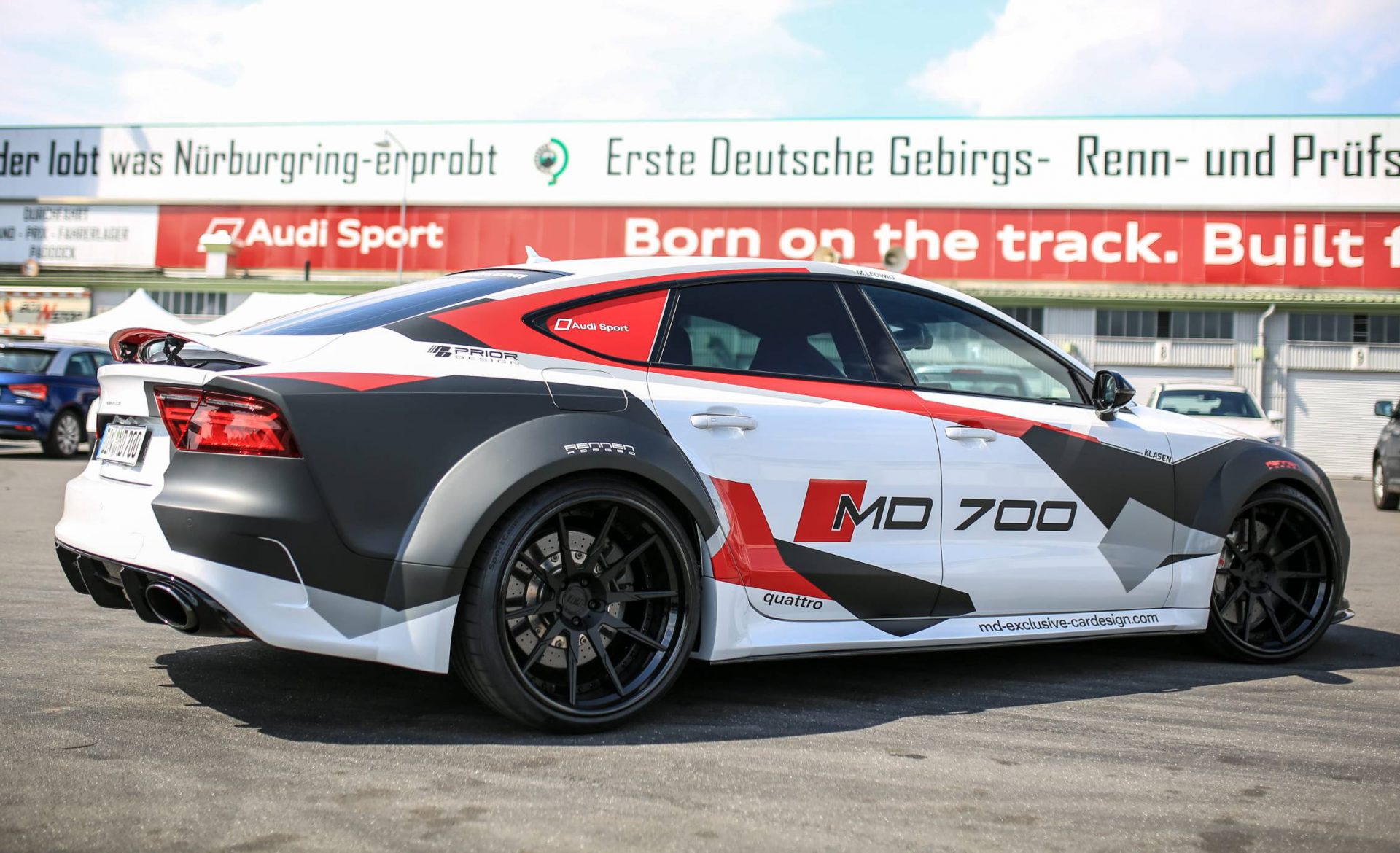 PD700R Side Skirts incl. Add-On Lip Spoiler for Audi A7/S7/RS7 4G