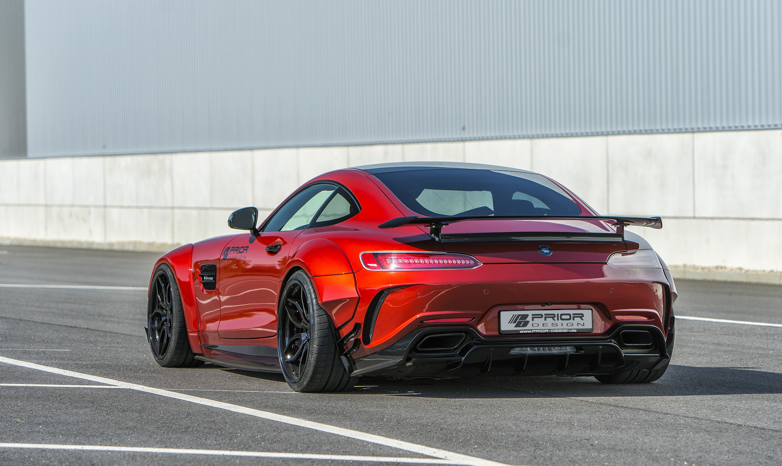PD700GTR WB Rear Widenings for Mercedes AMG GT/GTS