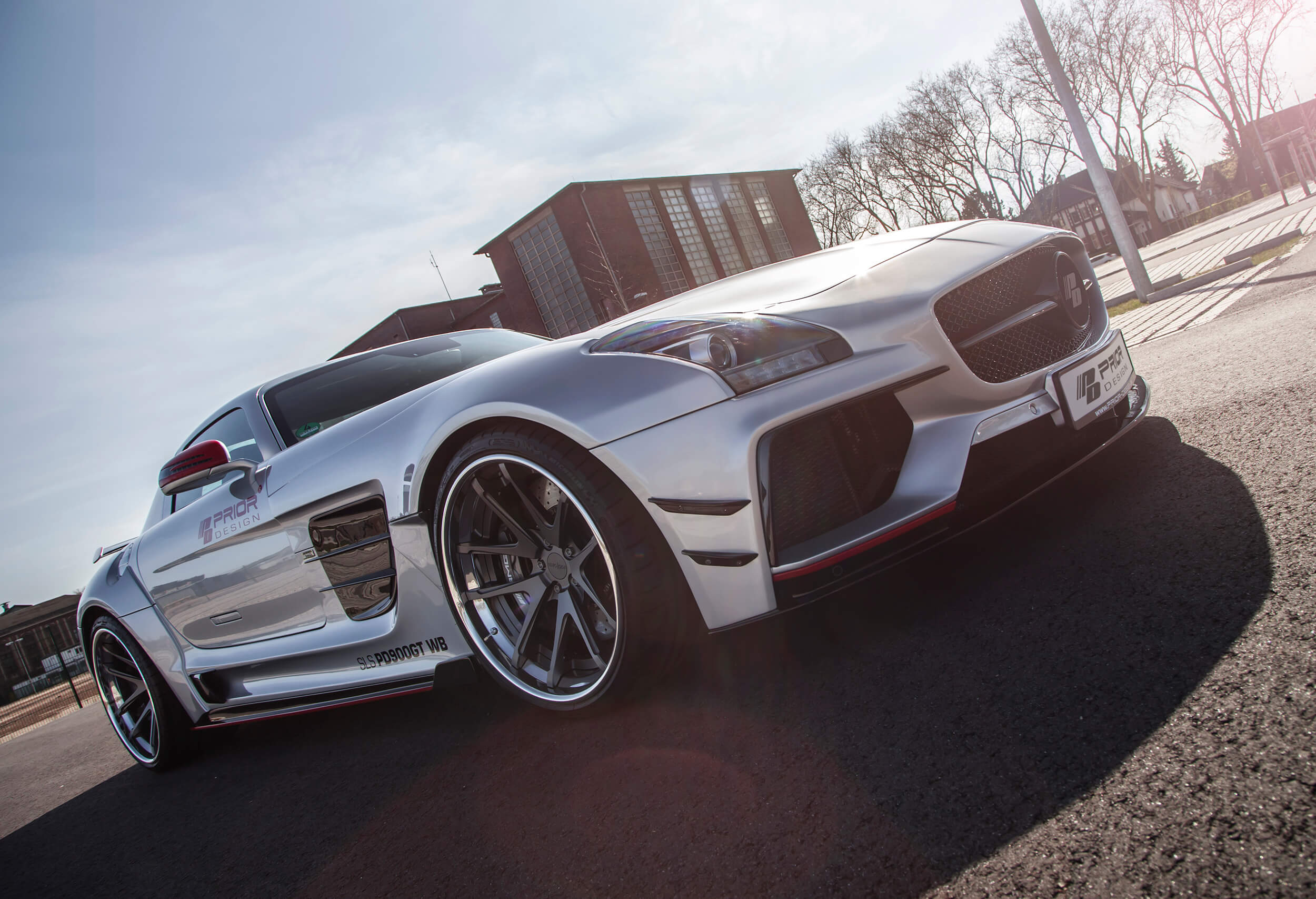 PD900GT Widebody Aerodynamic Kit for Mercedes SLS Coupe AMG C197
