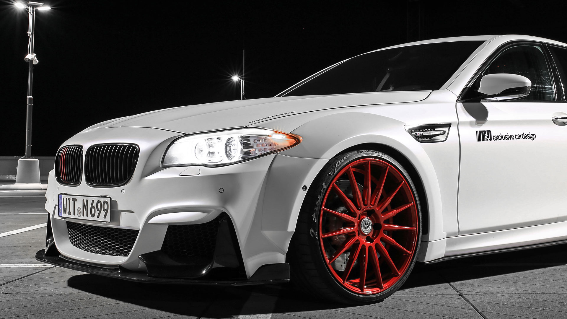 PD55X WB Widebody Front Bumper for BMW 5-Series F10