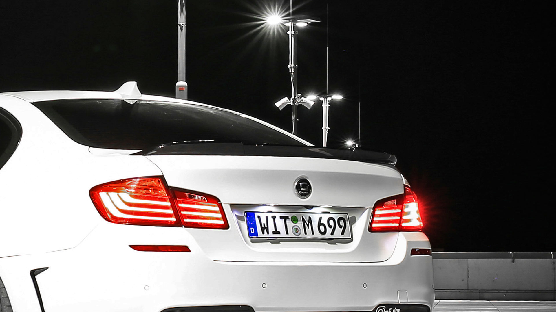 PD55X WB Widebody Rear Trunk Spoiler for BMW 5-Series F10