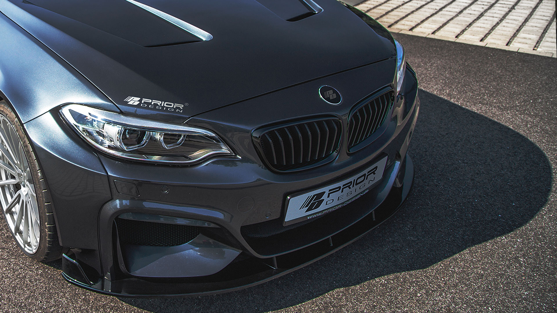 PD2XX Front Add-On Lip Spoiler for BMW 2-Series F22/F23 Coupé/Cabrio