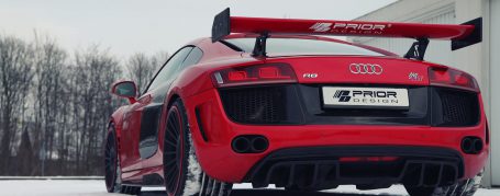 PD GT650 Rear Bumper with Side Air Intakes for Audi R8 Coupe/Spyder 42 Pre-facelift [2006-2014]