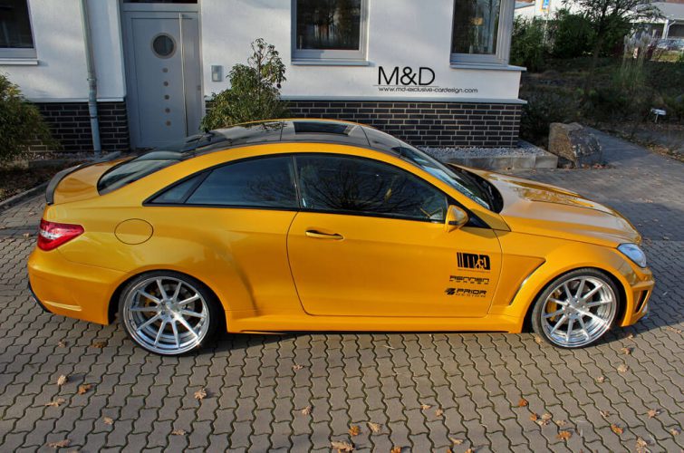 PD850 Black Edition Widebody Side Skirts for Mercedes E-Coupe C207