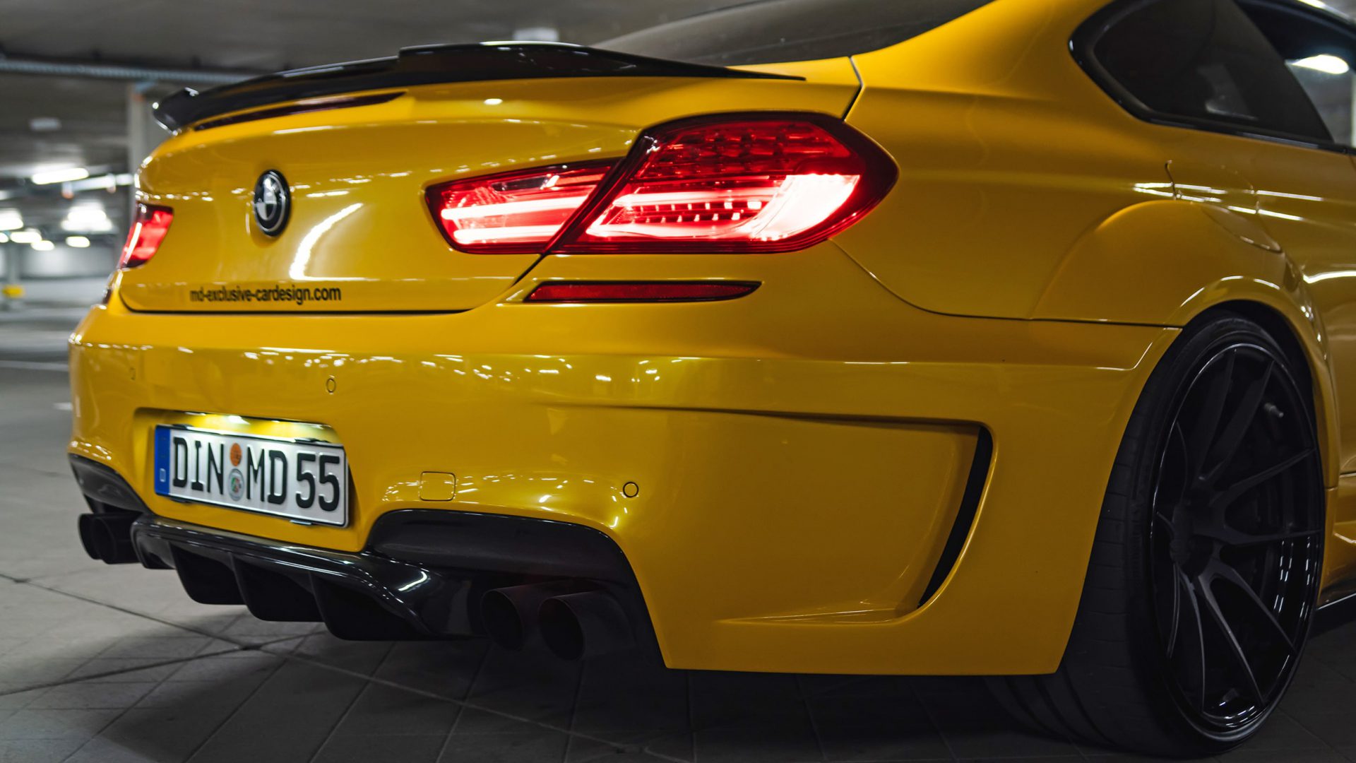 Bmw 6 Series 650i F13 Coupe Tuning Sunflower Yellow Lacquer Complete Conversion To Pd6xx