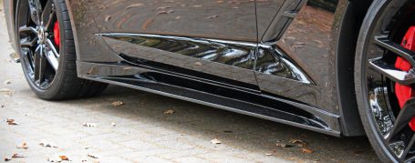 PDR700 Seitenschweller inkl. Schwelleransatz für Chevrolet Corvette C7 Stingray