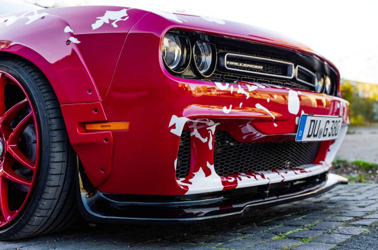 PD900HC Front Bumper incl. Front Add-On Lip Spoiler for Dodge Challanger
