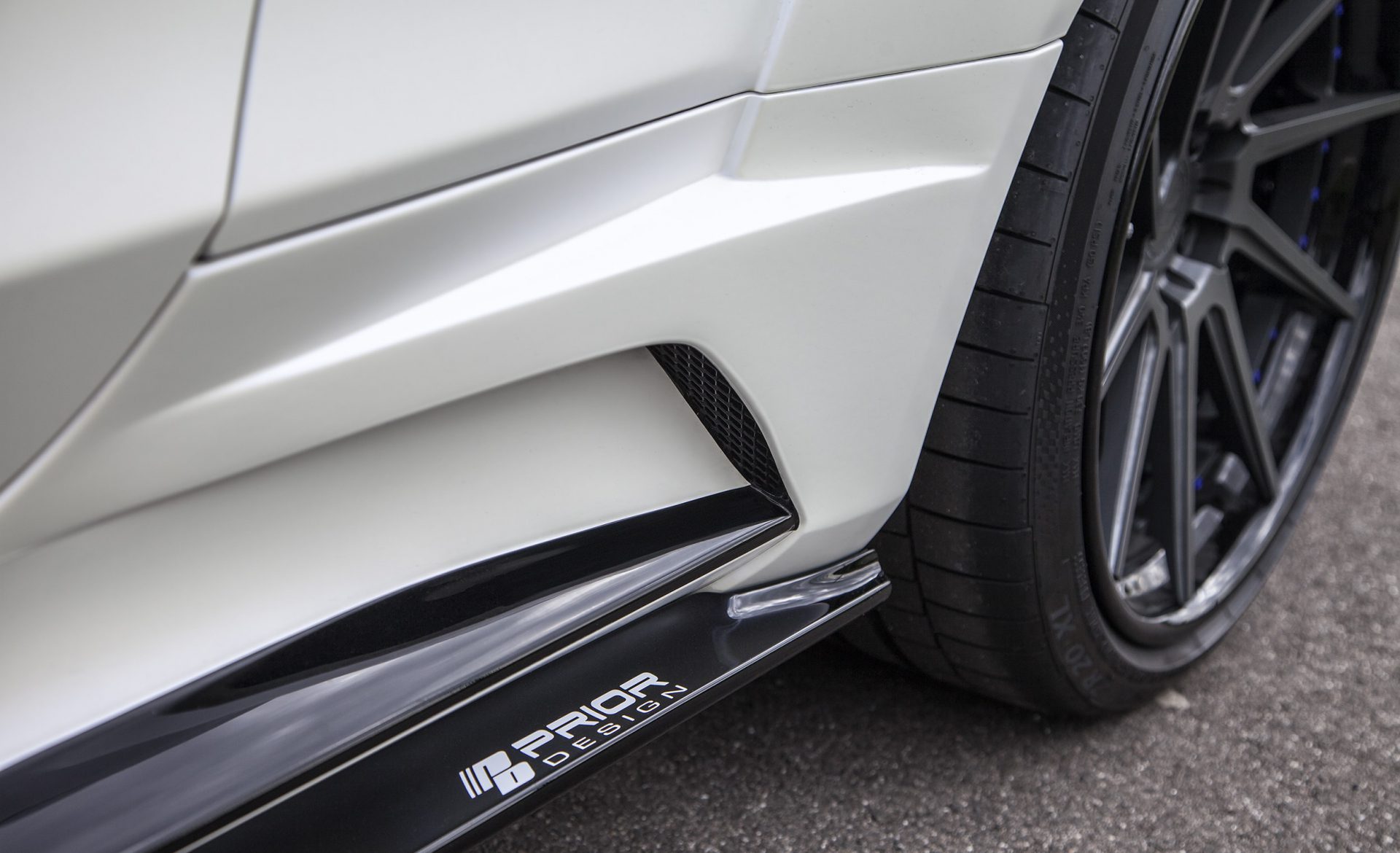 PD65CC Widebody Side Skirts incl. Add-On Spoiler for Mercedes C-Coupé C205