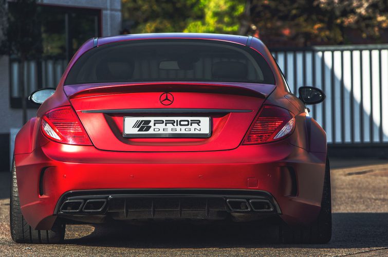 PD Black Edition AMG Rear Trunk Spoiler for Mercedes CL C216