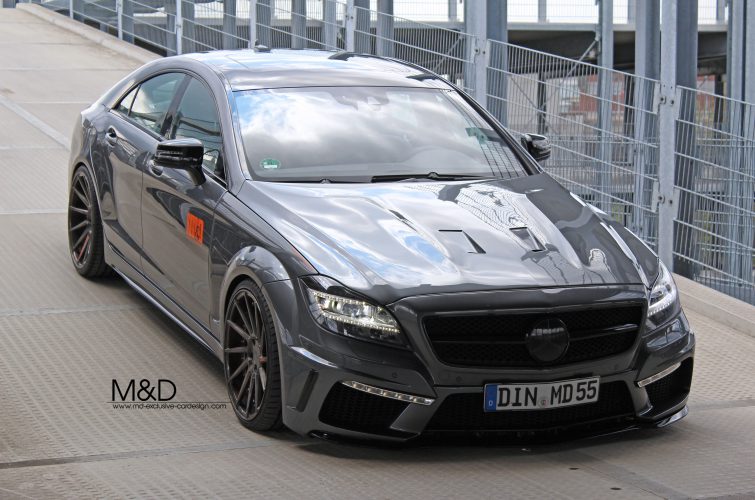 PD550 Black Edition Motorhaubenaufsatz für Mercedes CLS C218