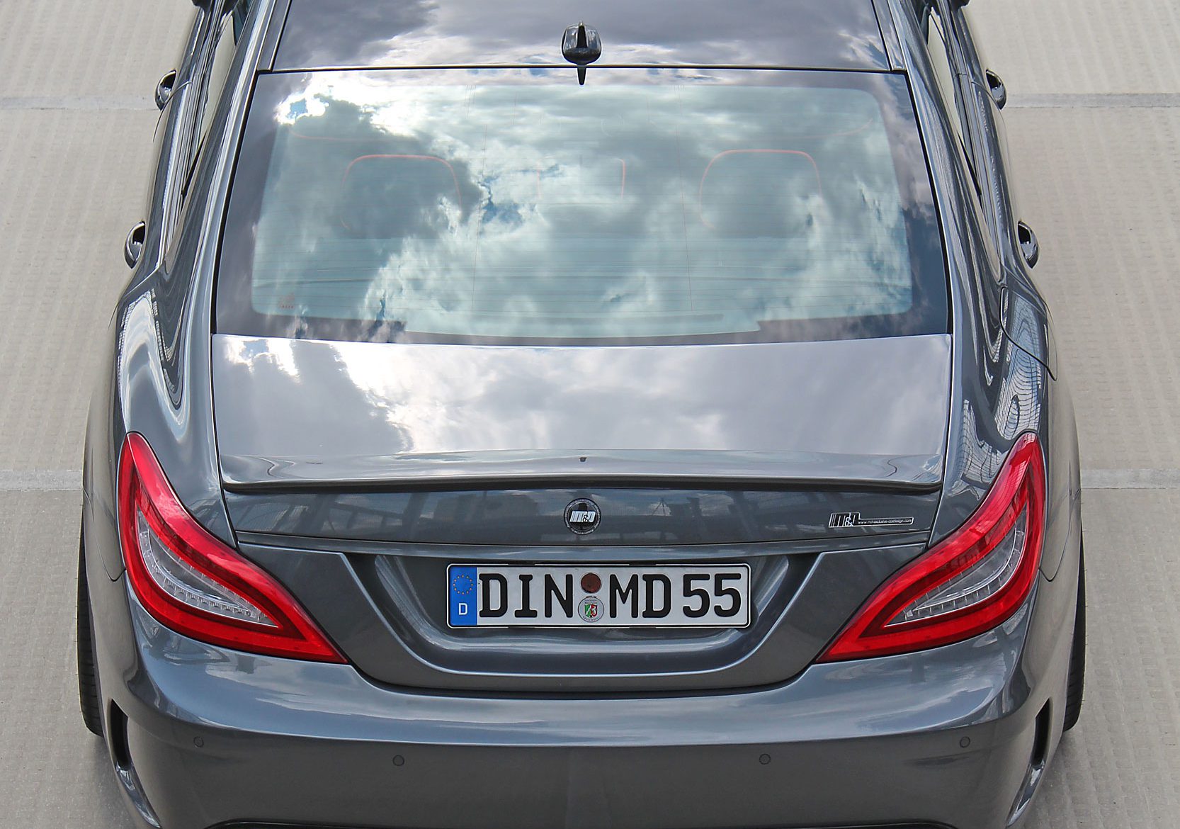 PD550 Black Edition Heckstoßstange für Mercedes CLS C218
