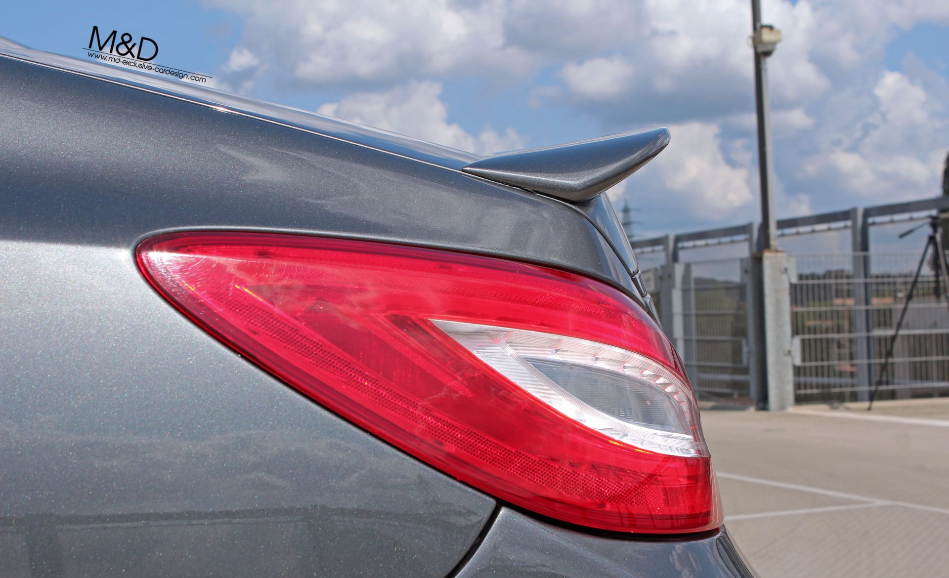 PD550 Black Edition Rear Trunk Spoiler for Mercedes CLS C218
