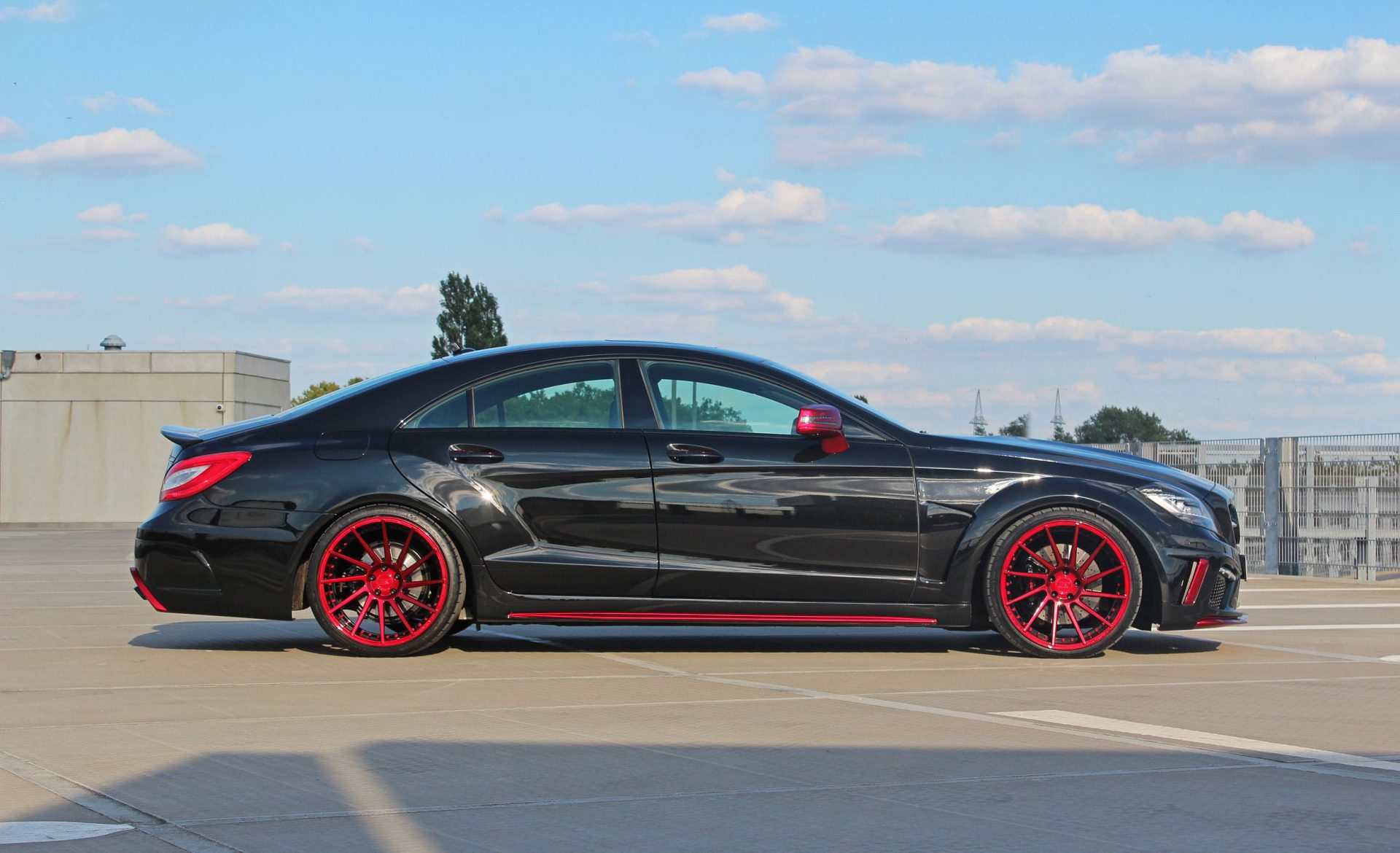 PD550 Black Edition Side Skirts for Mercedes CLS C218