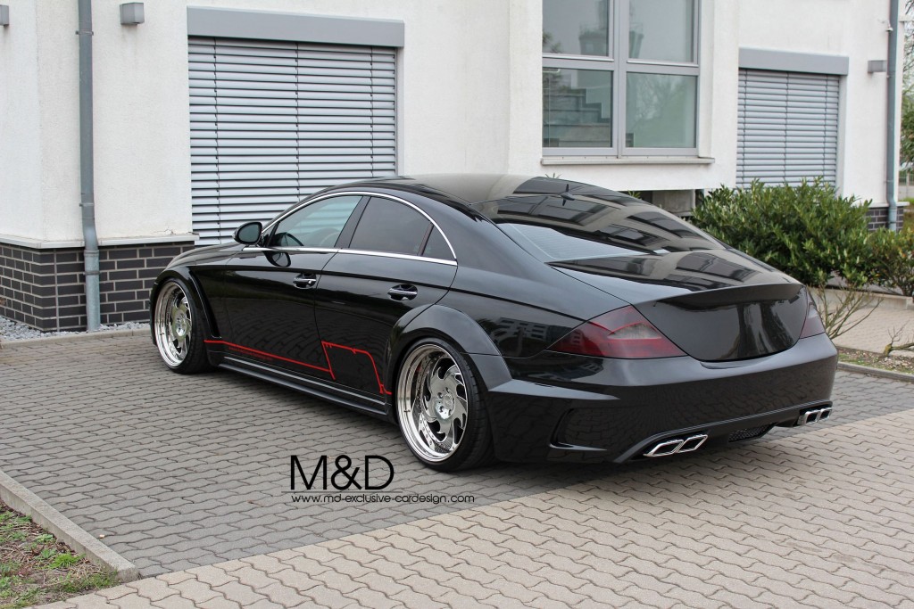 Mercedes Cls 500 W219 Mit Kleemann Kompressor Black Edition Widebody Aerodynamik Kit Ts1