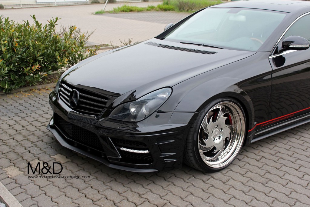 Mercedes Cls 500 W219 Mit Kleemann Kompressor Black Edition Widebody Aerodynamik Kit Ts1