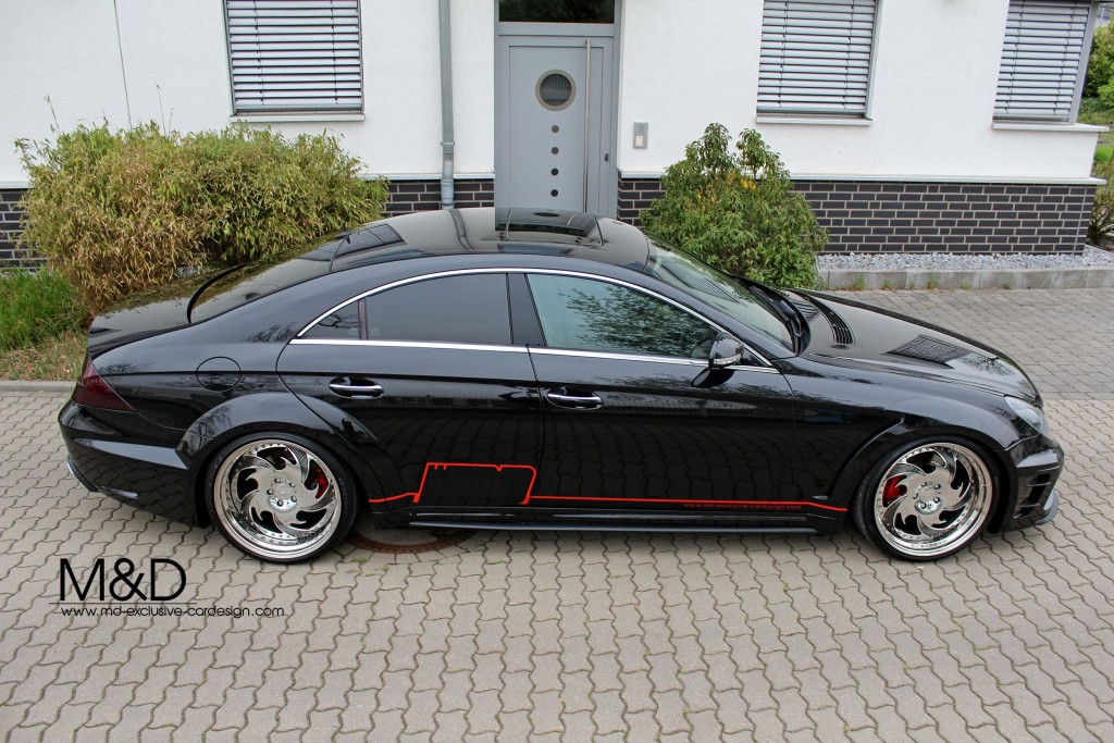 Mercedes Cls 500 W219 Mit Kleemann Kompressor Black Edition Widebody Aerodynamik Kit Ts1