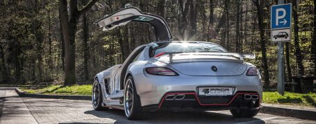 PD900GTWB Widebody Rear Widenings for Mercedes SLS Coupe AMG C197