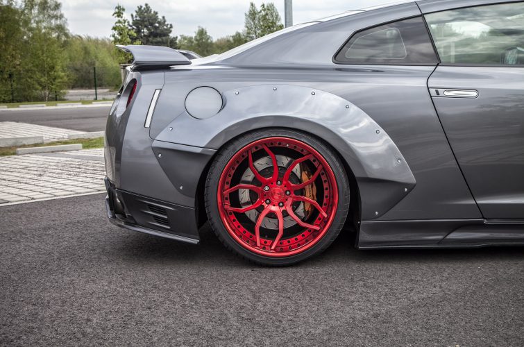 PD750 WB Widebody Rear Widenings for Nissan GT-R R35