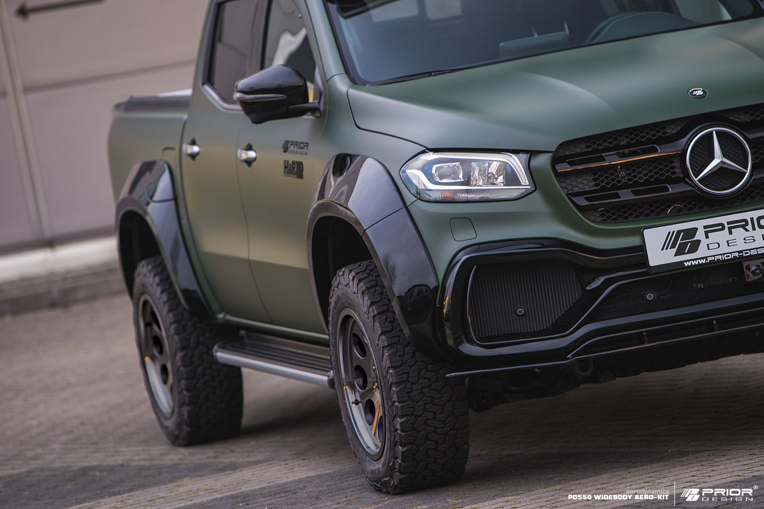 PD550WB Front and Rear Widenings for Mercedes X-Class
