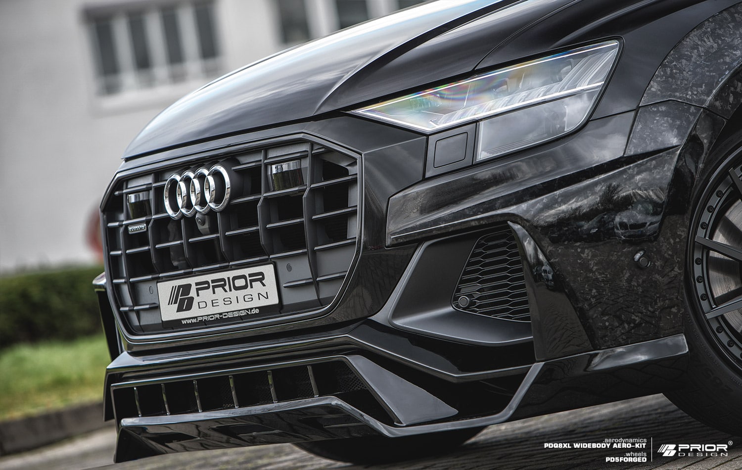 PDQ8XLWB Front Add-On with Spoiler Lip for Audi Q8