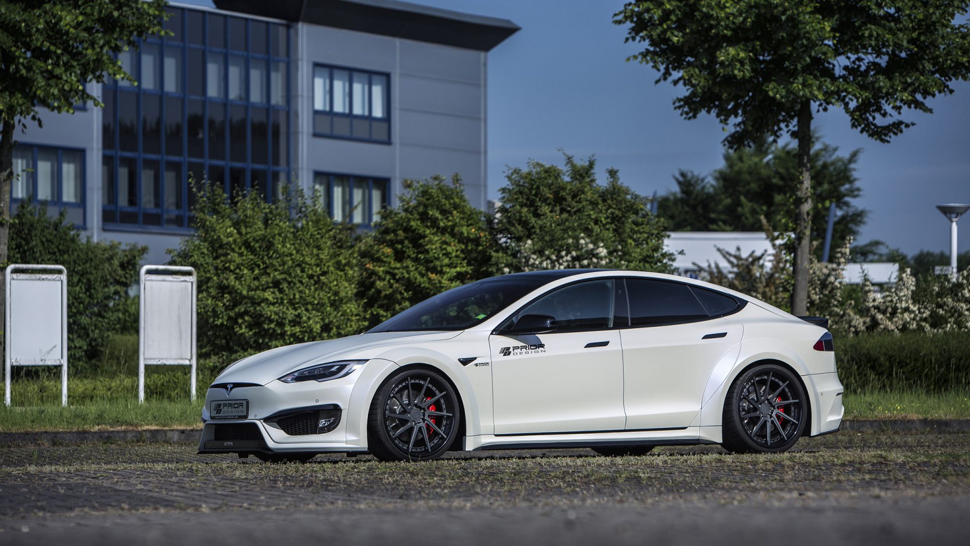 Tesla Model S [2016 ] Tuning Pd S1000 Wide Body Aerodynamic Kit Mandd