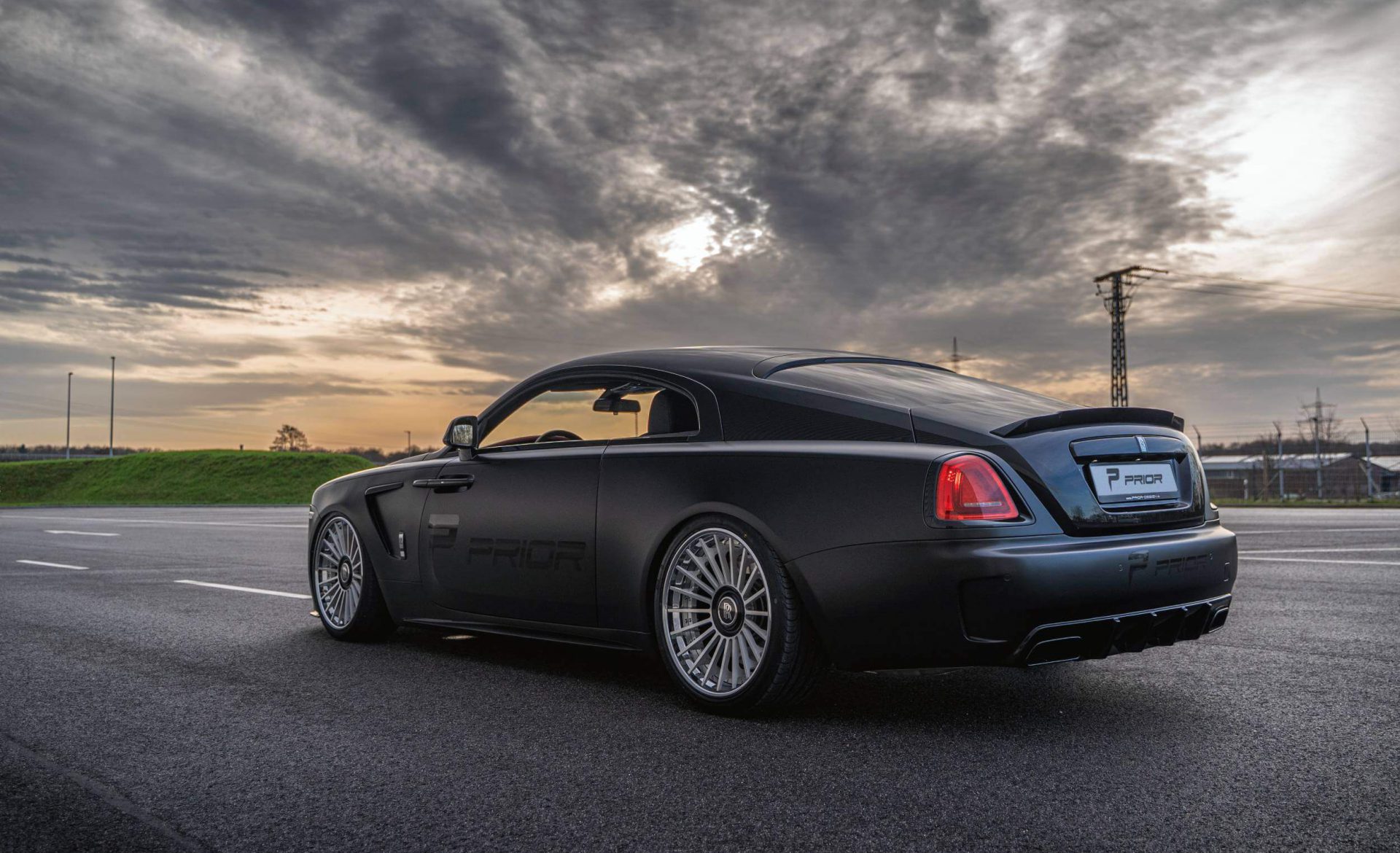 PD BlackShot Heckstoßstange mit Diffusor passend für Rolls Royce Wraith