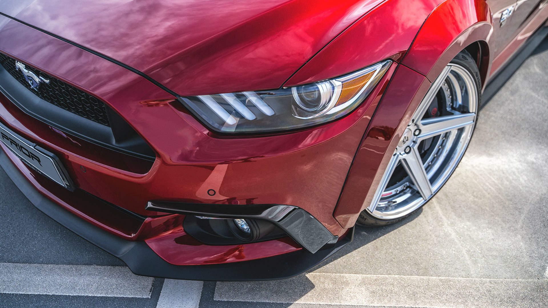 PD Lufteinlassrahmen für die originale Frontstoßstange für Ford Mustang VI 2015+