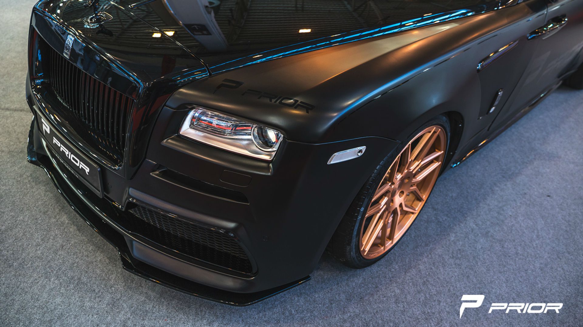 PRIOR-DESIGN BlackShot Frontspoiler für BlackShot Frontstoßstange für Rolls Royce Wraith