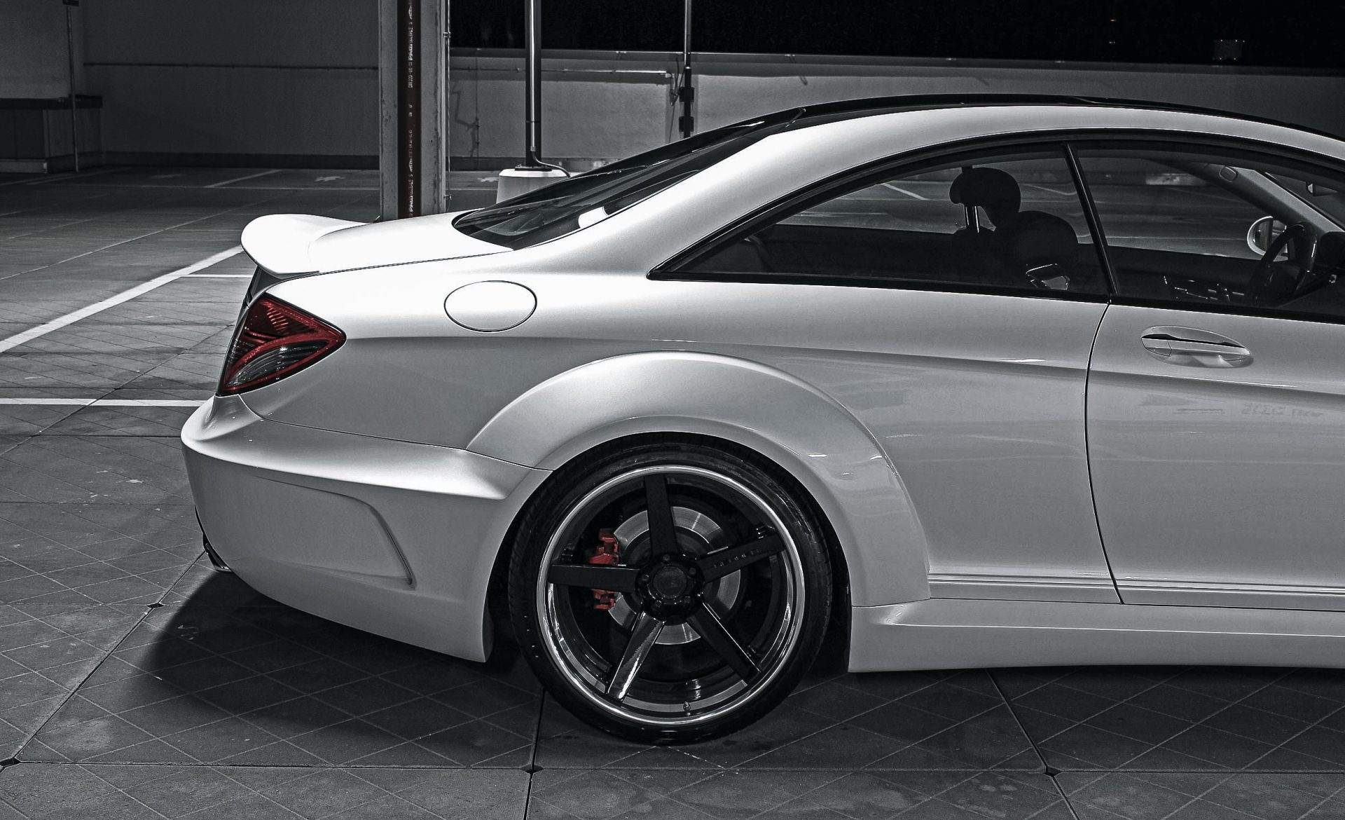 Black Edition V2 Widebody Rear Widenings for Mercedes CL C216