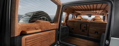 Boden mit Holzpaneelen - Cognac - Mercedes-AMG G63 W464 G-Yachting Edition