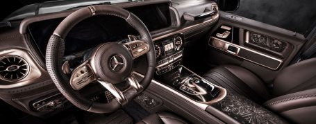 Exklusives Interieur aus Nappaleder mit Steampunk-Motiv - Mercedes-AMG G63 W464 Steampunk Edition