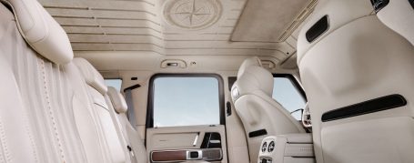 Off-White Dachhimmel mit Windrosenmotiv - Mercedes-AMG G63 W464 G-Yachting Edition