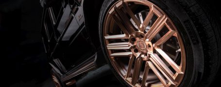 Custom Made Copper Wheels in 22" for Mercedes-AMG G63 W464 Steampunk Edition